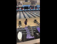 Collab BitchMP - Girl bowling pulls off prosthetic leg