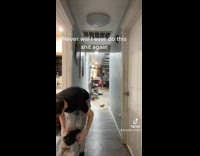 ClipsIG - Man Sprains Himself while he Jumps Repeatedly