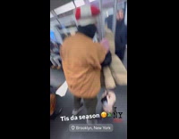 Man claps Christmas tune