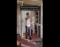 Guy moves back in with parents adulting 