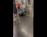 Man with blankets read book in train