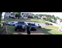 Guy falls off backwards lawn mower fail 