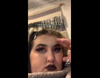 Girl sad about being fat orders food 