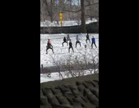 People holding swords practice martial arts pt. 2
