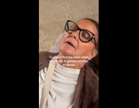 Woman sleeping on beach chair frozen