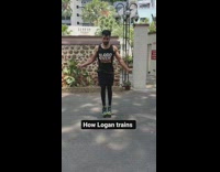 Guy shows how athletes train hard but fight badly 