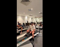 Collab BoysIG - Men complaining how hard pilates is 