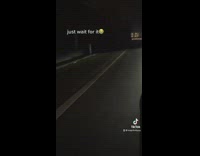 Girl loses airpod sticking head out of moving car 