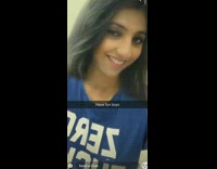 Girl makes seductive face filter