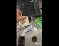 Guy replaces post it not that says dosnt work