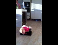 Collab VIBES - Baby push trash bin then falls down