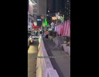 Topless Man Jogs Around Cold New York