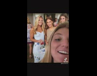 Lady shares photos of herself at cousins wedding 