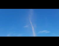 Tall dust devil sand tornado in Arizona