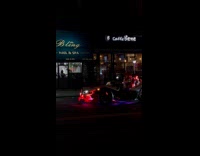 Guy wears Mario costume drives Mario Kart