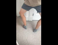 Man rotates legs on the opposite way 