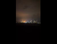 Submitter shows huge fire explosion loud alarms