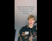 Mom wants to hold money 