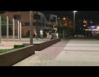 Collab IITW - Three People Do Kick Footwork near Beach 