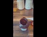 Guy pranks girlfriend white thermometer nutella 