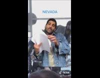 Denim jacket guy counts papers nevada election