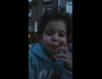 Little girl talks about a movie in gibberish