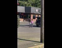 Two girls shake butt not sync dance