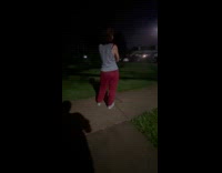 Lighting strike flickers in the cloudy sky Part 1