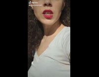 Girl has a social distancing fashion show 