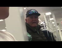 Guy ask old guy if he farted insult