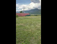 Woman shoot arrow target board fall down