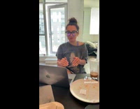 Collab BitchIG2 - Woman computing score to pass course