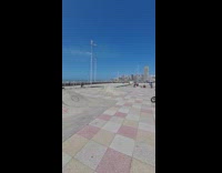 Kid on bike lands on front wheel and falls forward