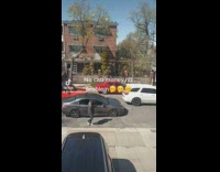 Man uses phone to record car driver