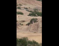 White cowboy hat desert white boots girl