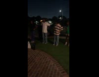 Teens cheering up elderly with cancer 