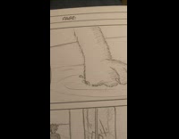 Entire comic book drawing voiceover dog and guy 