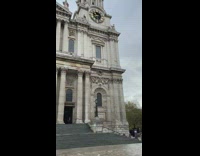 Girl silver bodysuit bend back cathedral pillar