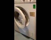 Washing machine spinning while door is open 