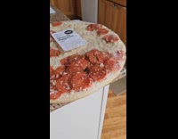 Fly inside pizza wrapping crawling around