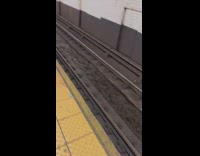 Water and steam leak train tracks 