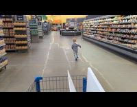 Dad ask boy to find bananas grocery