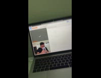 Guy laughs at kid with trump haircut 