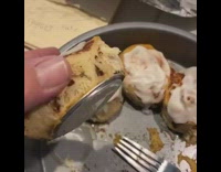 Collab KaleSaladIG - Metal lid stuck cinnamon rolls