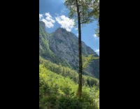 Video clip of Slovenian mountains from hike