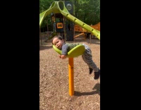 Collab PubityPets - Toddler Falls Asleep on Playground Spin Seat