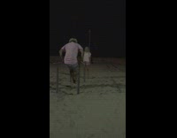 Night time front flip sand fail