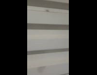 Man knocking on rolling shutters sounding like baster guns