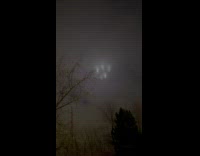 Strange lights looked like UFO in sky