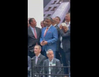 Guy protests against capitalism 